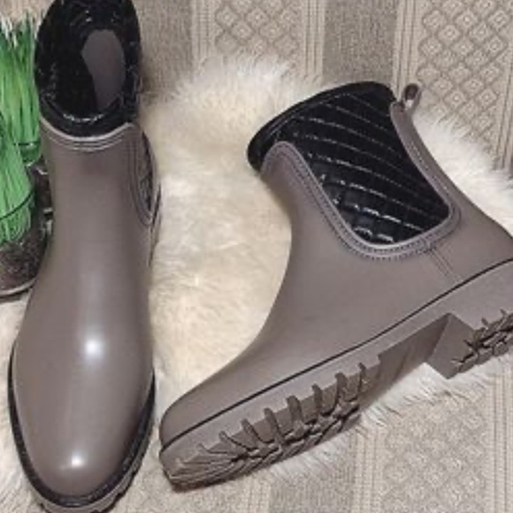 Bernardo Taupe Quilted Boots - zora - Picture 3 of 3